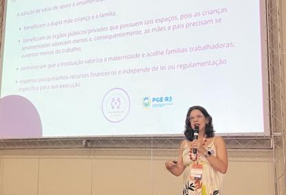 Sala de Apoio à Amamentação da PGE-RJ é Destaque em Congresso Latino-Americano de Amamentação